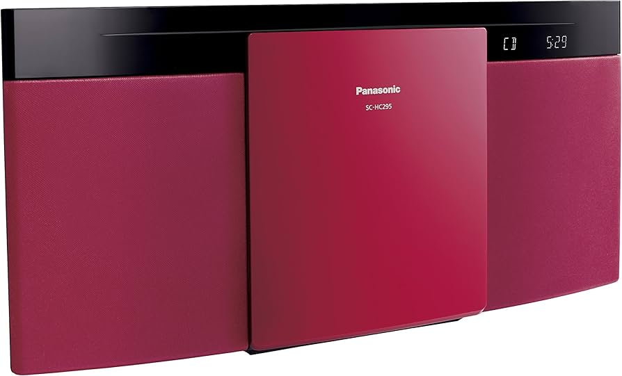 Amazon.co.jp: パナソニック ミニコンポ Bluetooth対応 レッド SC