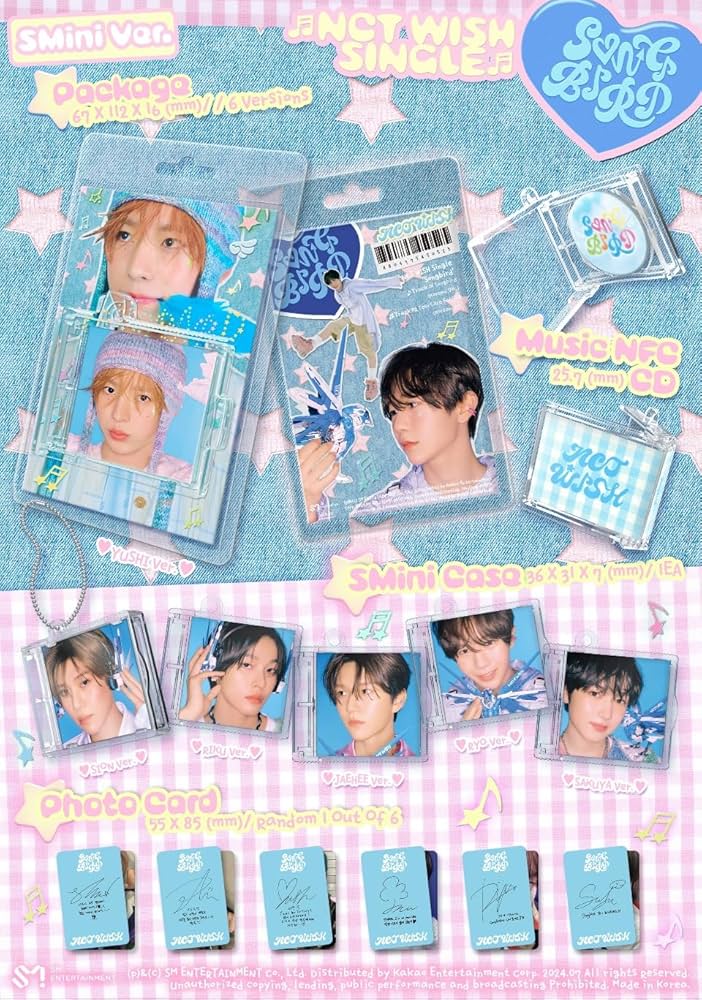 Amazon.com: NCT WISH Album Songbird (Smini RYO Ver) : Home & Kitchen