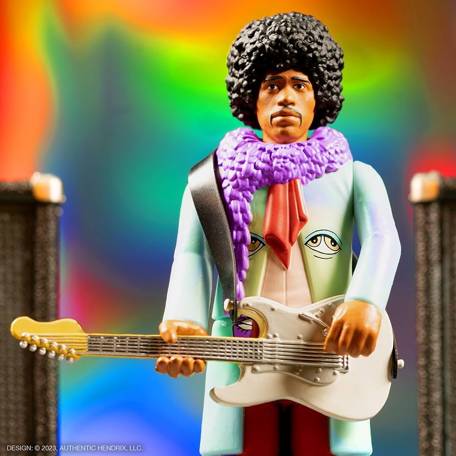 Amazon.co.jp: SUPER7 ジミ・ヘンドリックス リアクションフィギュア