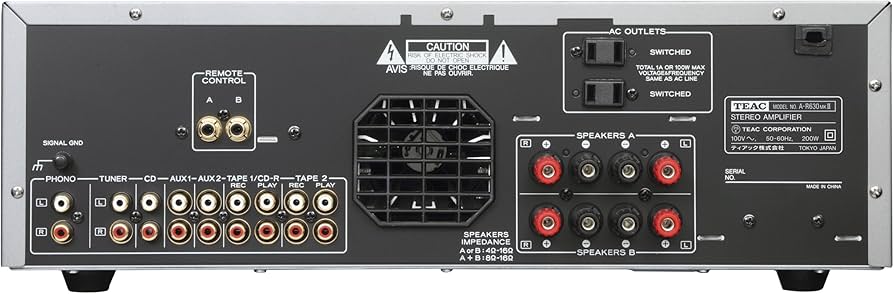 Amazon.co.jp: TEAC ステレオプリメインアンプ シルバー A-R630MKII-S