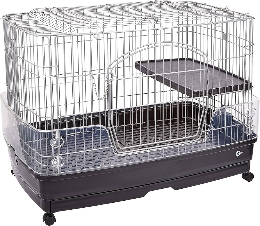 Amazon | ミニマルランド クリアケージ M マルチカラー うさぎ用 M