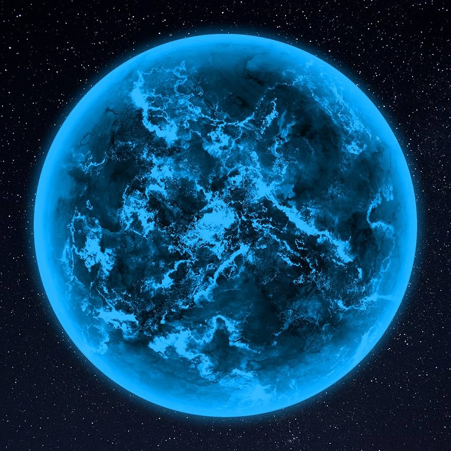 Amazon.com: Glow in The Dark Sun for Ceiling, Luminous Planet Wall