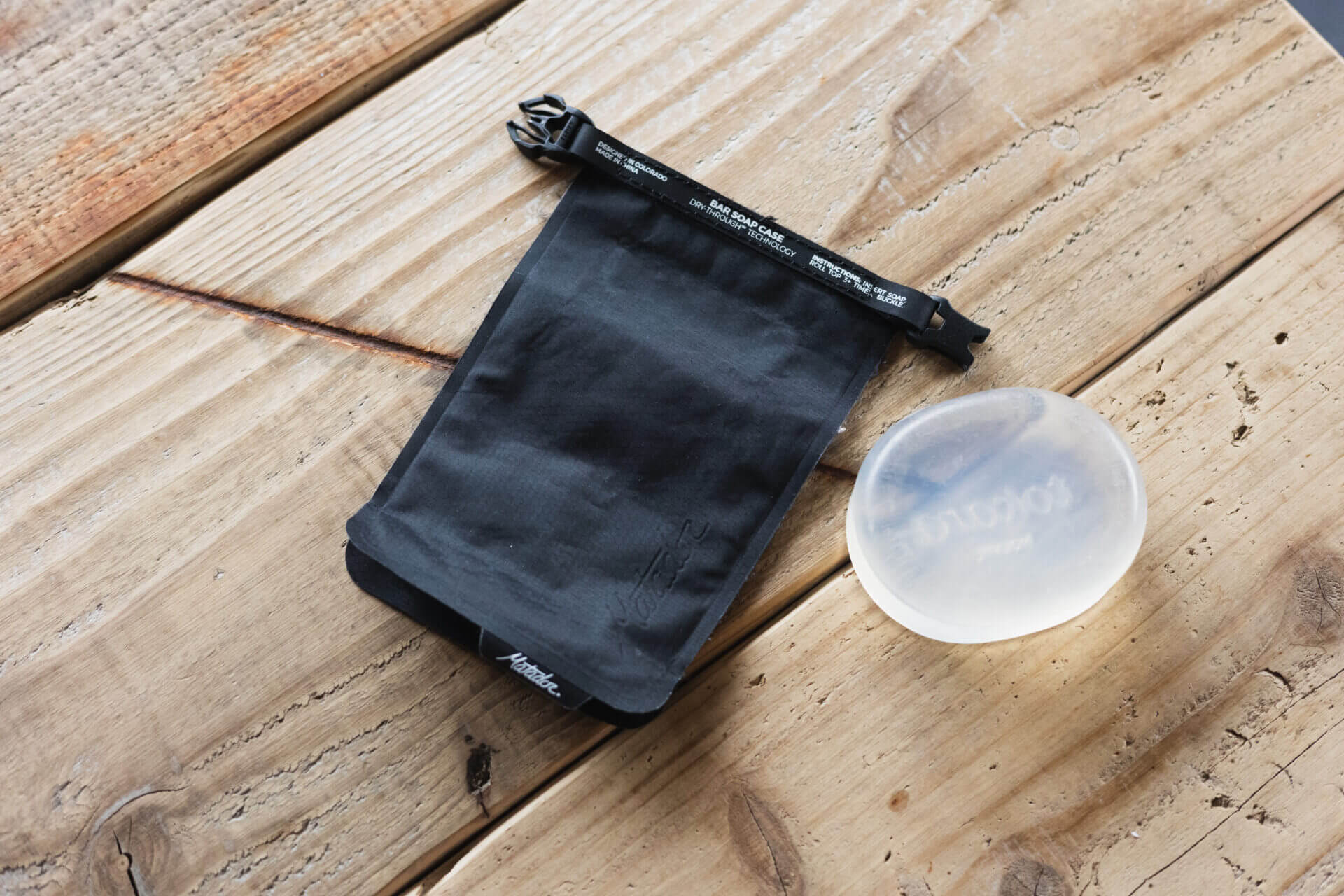 旅行に最適。石鹸が乾く、マタドール「フラットパック ソープバー