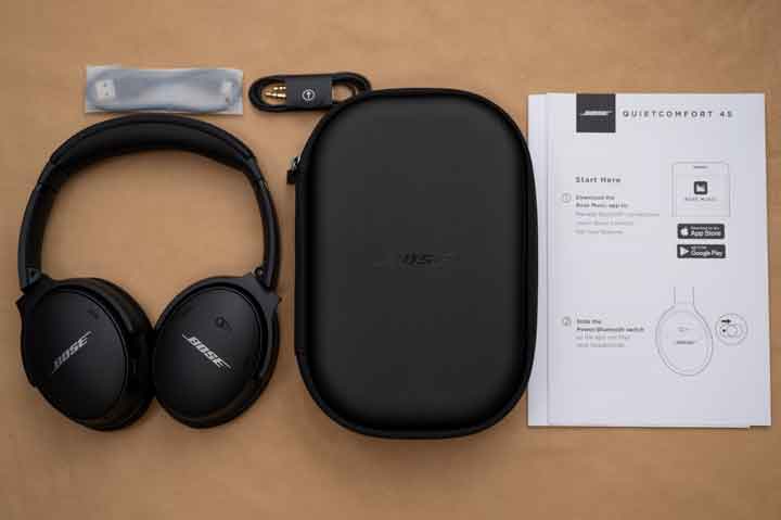 Boseワイヤレスヘッドホン QuietComfort45 QC45 ケース付き Bose