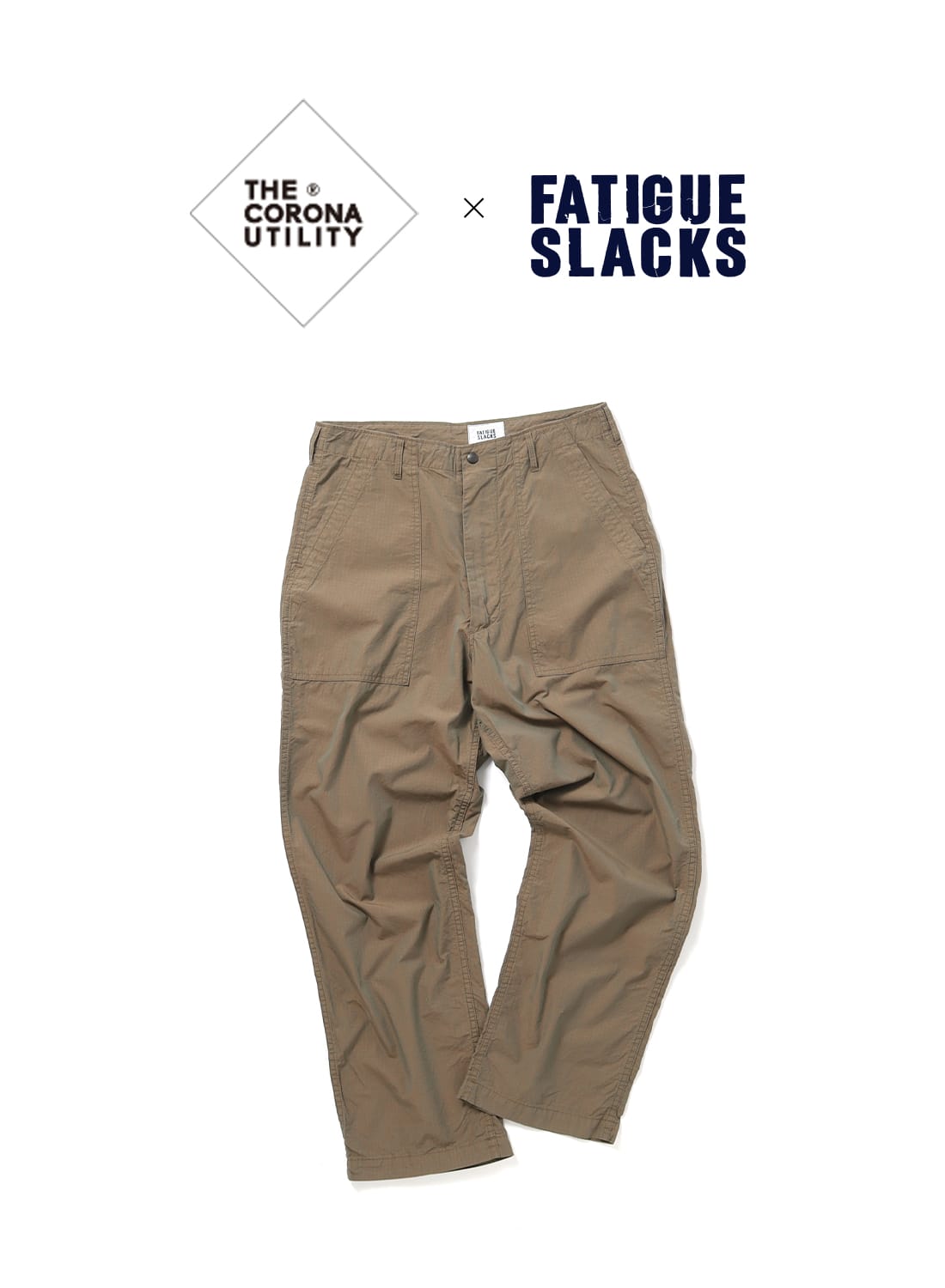 UTILITY SLACKS COTTON RIPSTOP LIGHT|【MOONLOID別注】ユーティリティ