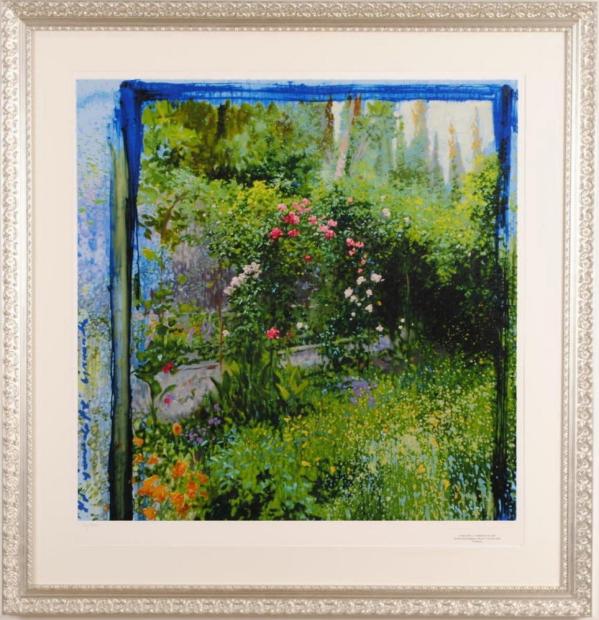 ホアキン・トレンツ・リャドがシルクスクリーンの版画で制作した花の