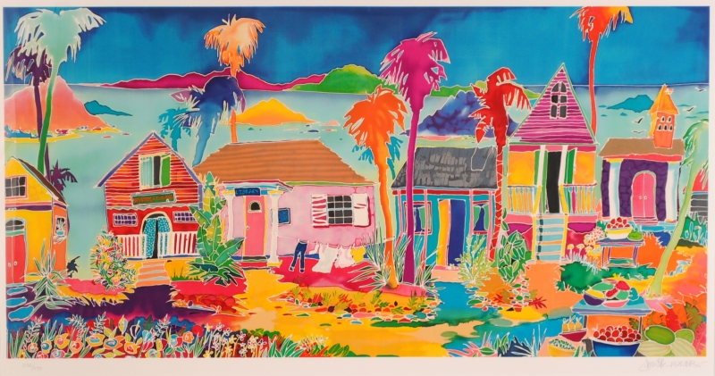 ジェニファー・マークス【トロピカルハーベスト】 シルクスクリーン