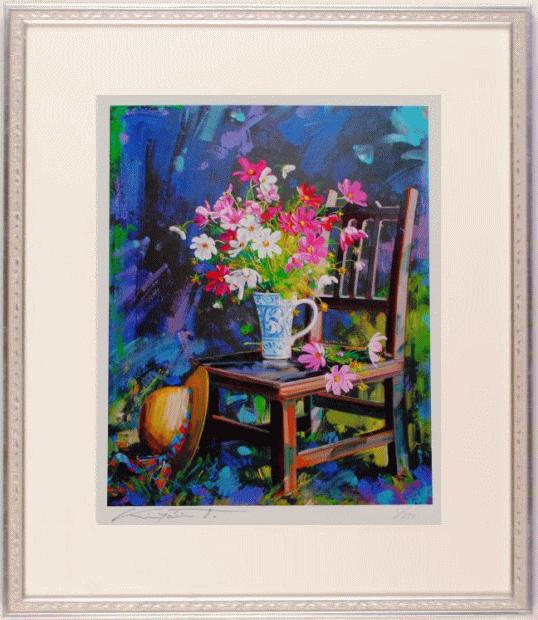 コスモス(Ⅰ) 田中清 絵画 日本画 コスモス(Ⅰ) 田中清 絵画 日本画