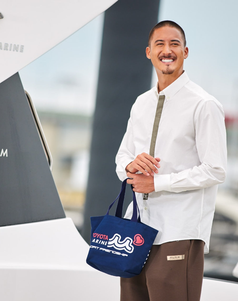 TOYOTA MARINE x muta MARINE FRIENDSHIP エコバッグ (ネイビー