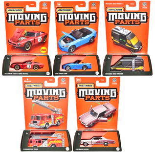マッチボックス ムービングパーツ アソート 8台セット（国内流通版