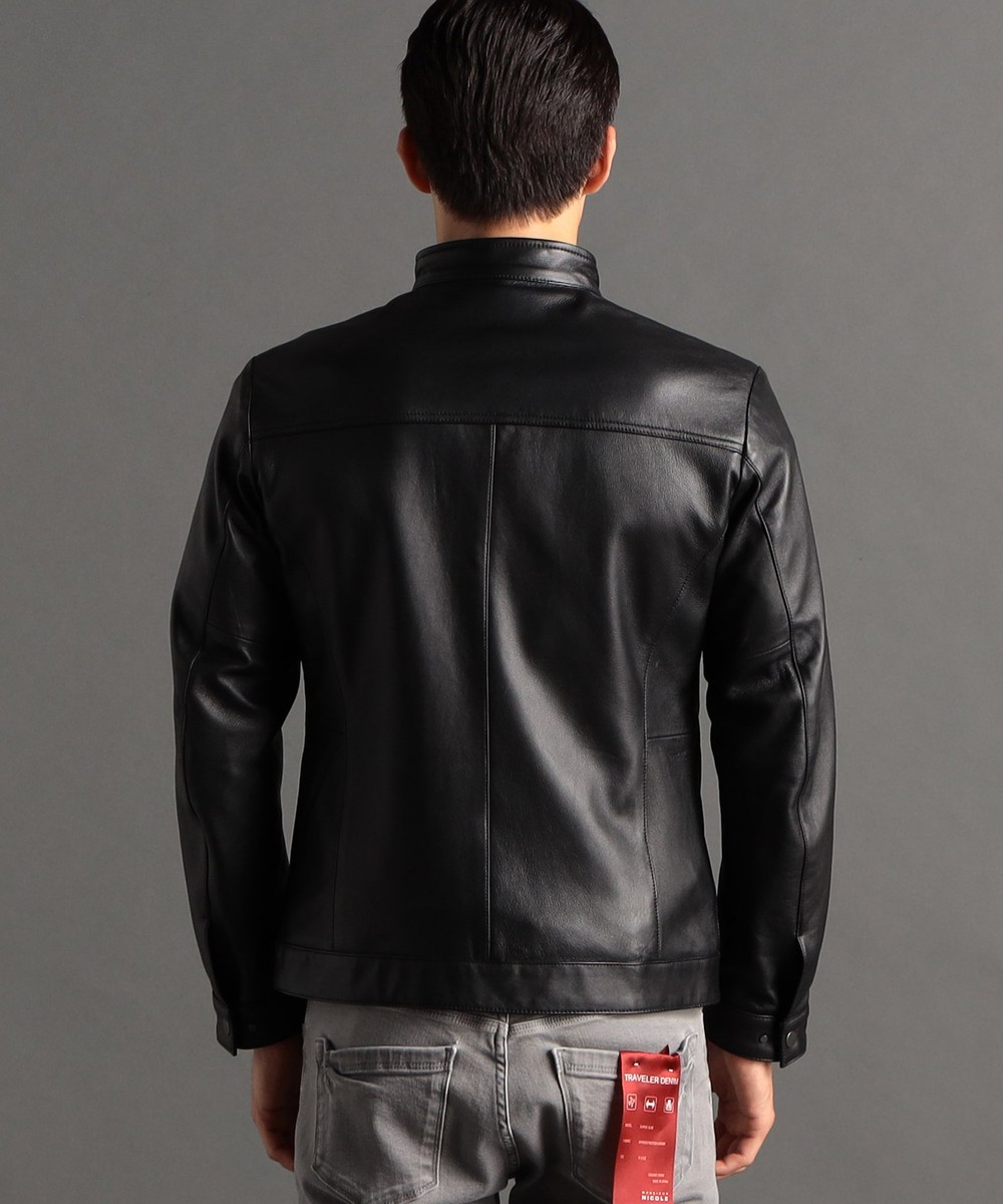 シープレザー シングルライダースブルゾン｜ライダース｜ニコル公式