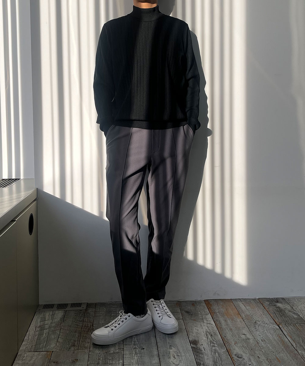 ワイドリブ モックネックニット｜プルオーバー｜ニコル公式通販サイト