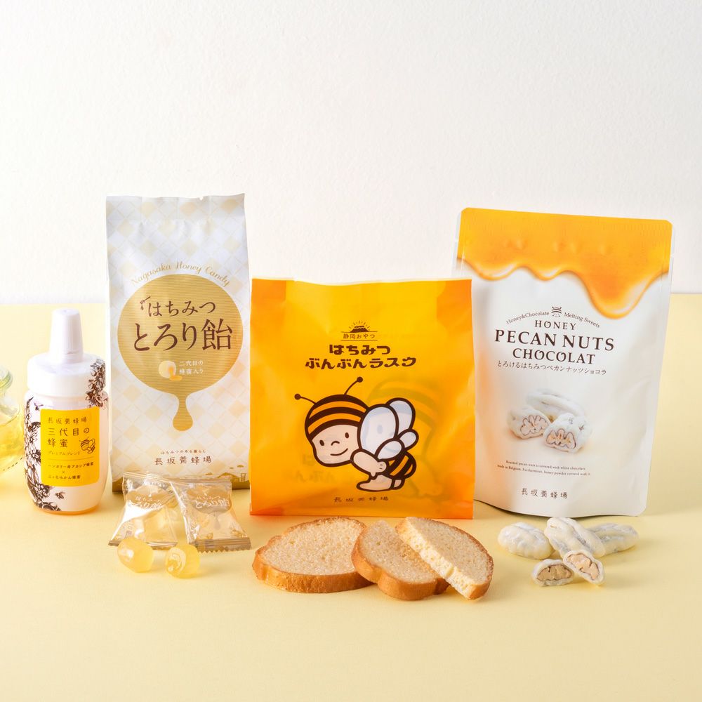 人気はちみつ商品4点セット（初回限定）の通販｜はちみつ専門店 長坂養蜂場