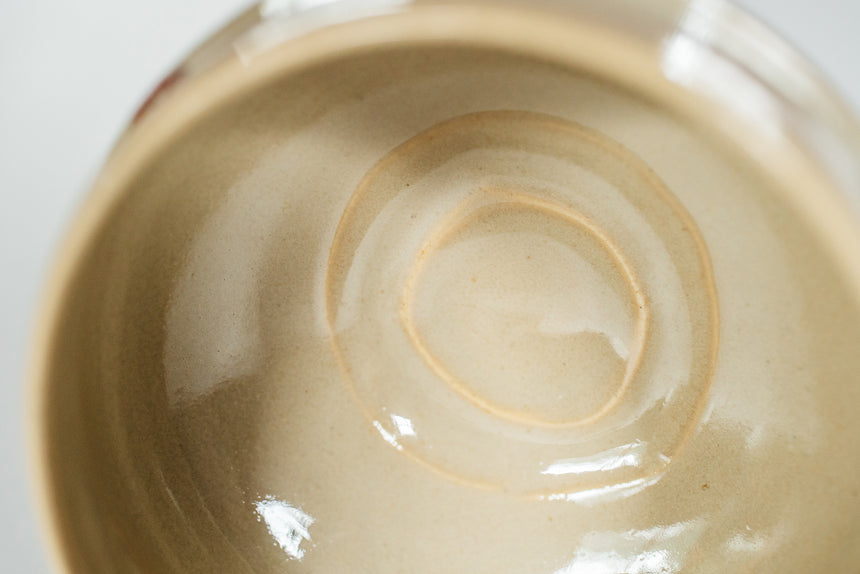 赤膚焼窯元 大塩昭山】奈良絵抹茶茶碗「並形」｜【ならわし narawashi