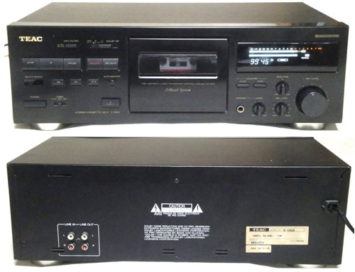 TEAC V-1050 3ヘッド カセットデッキ 音響機器 ＞ カセットデッキ