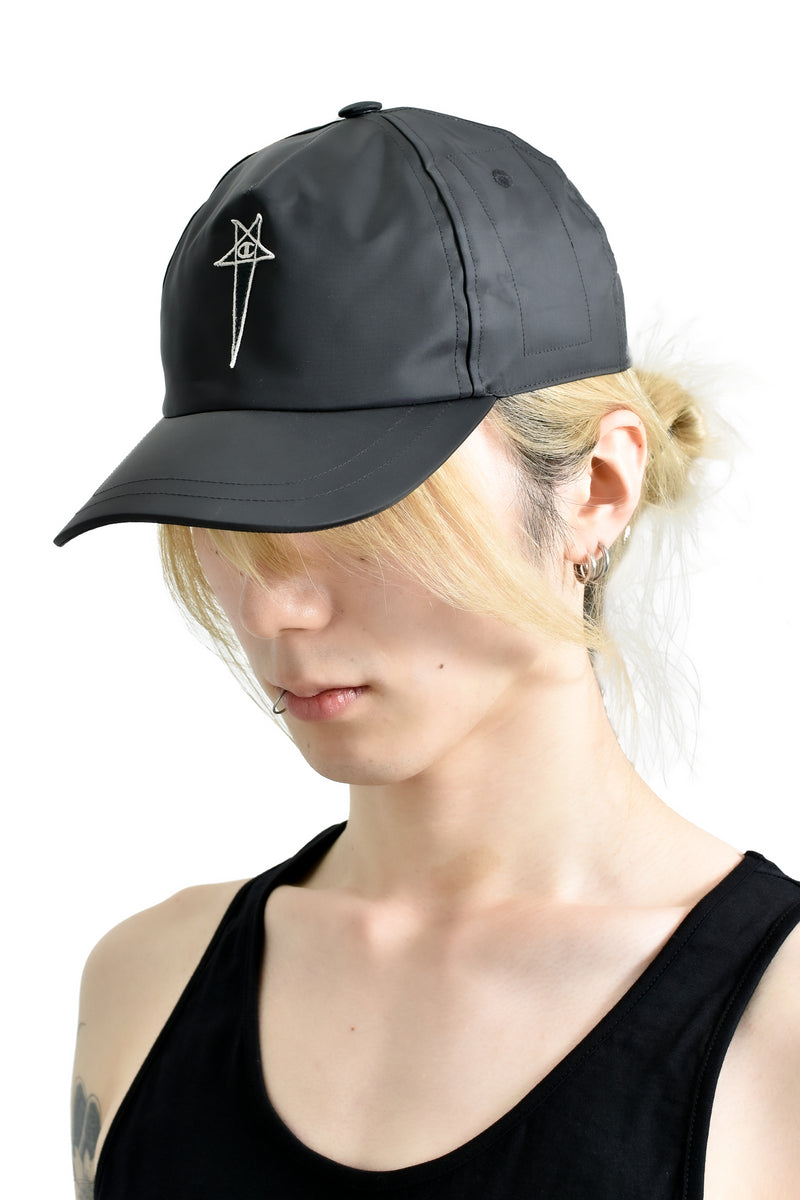 Rick Owens Champion キャップ ブラック RICK OWENS x CHAMPION