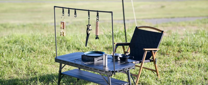 WAQ MULTI IRON TABLE パネル式アイアンテーブル 折りたたみ式 WAQ