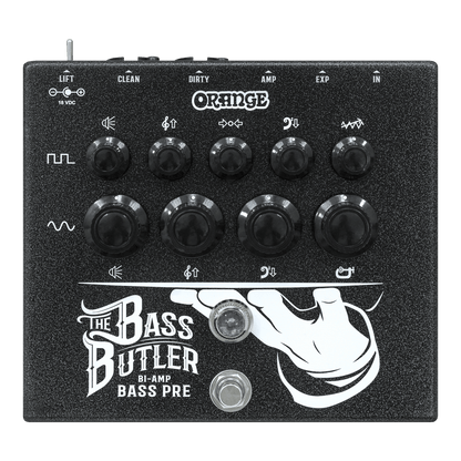 Orange Bass Butler | Bi-Amp Bass Preamp Pedal – Orange Music