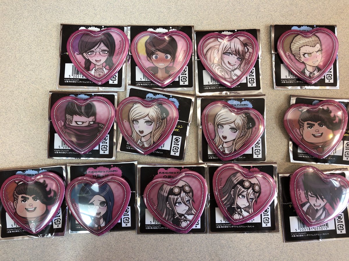 ダンガンロンパ テレ顔 照れ顔 ハート缶 缶バッジ 霧切 響子 ダンガン