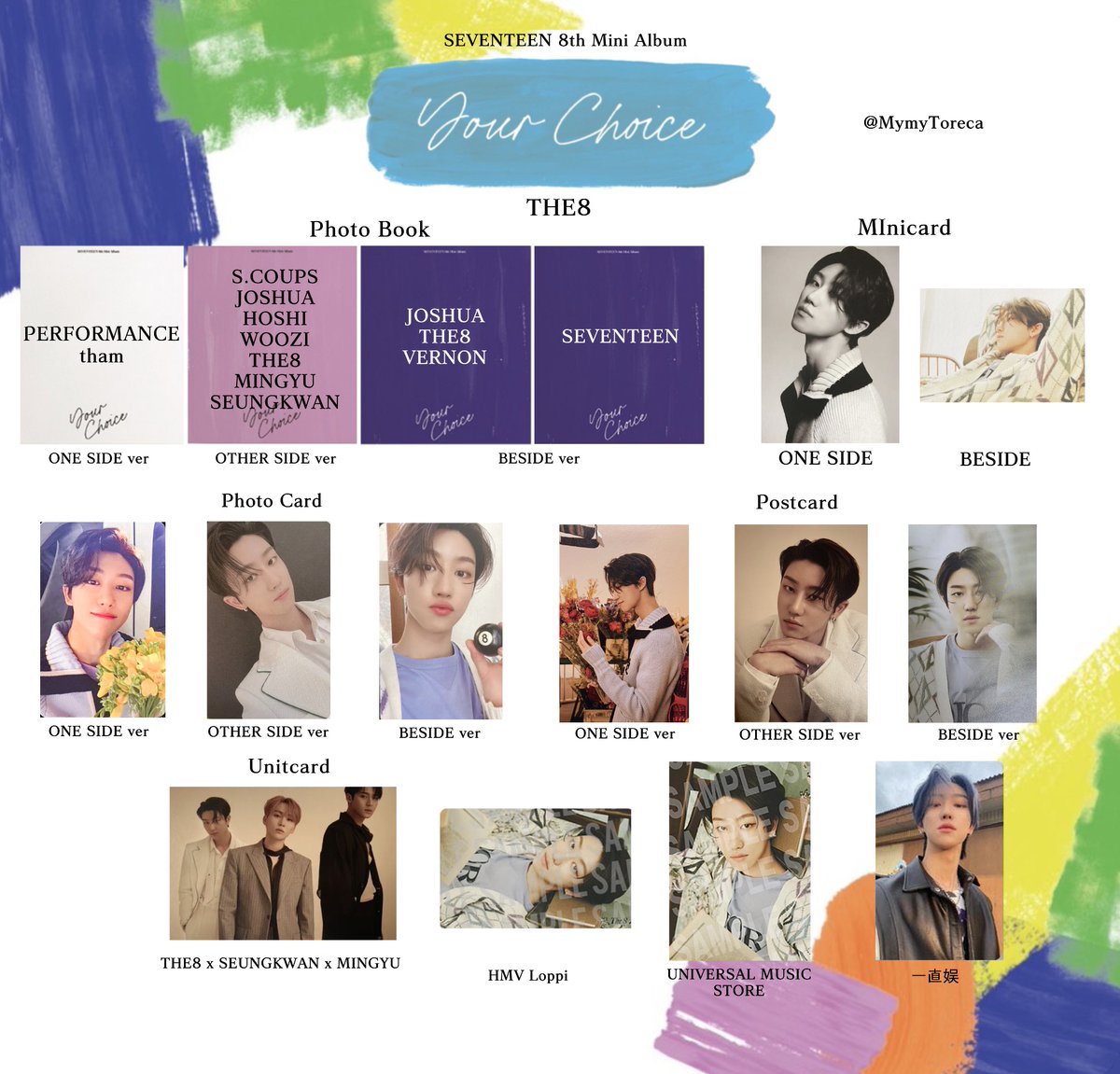 SEVENTEEN セブチ ミンハオ THE 8 トレカ SEVENTEEN An Ode アルバム