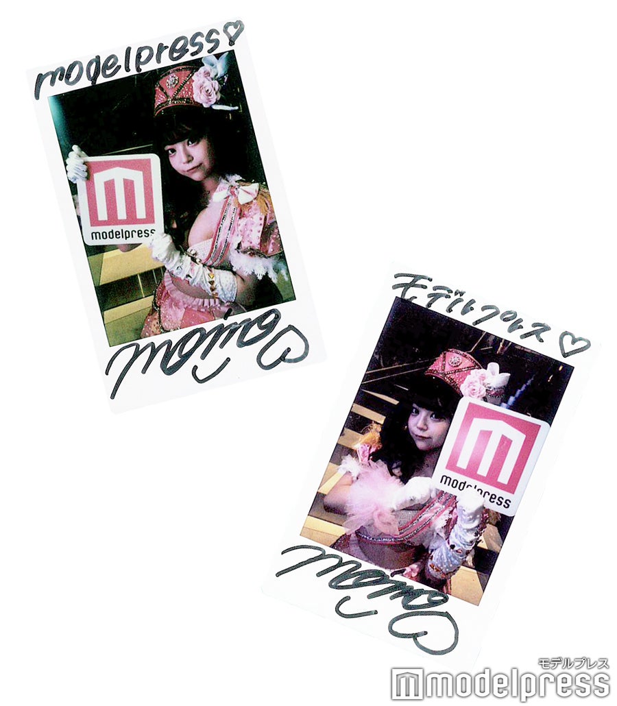 朝田ねむい チェキ バーレスク東京 momo 直筆サイン入りチェキ 懸賞