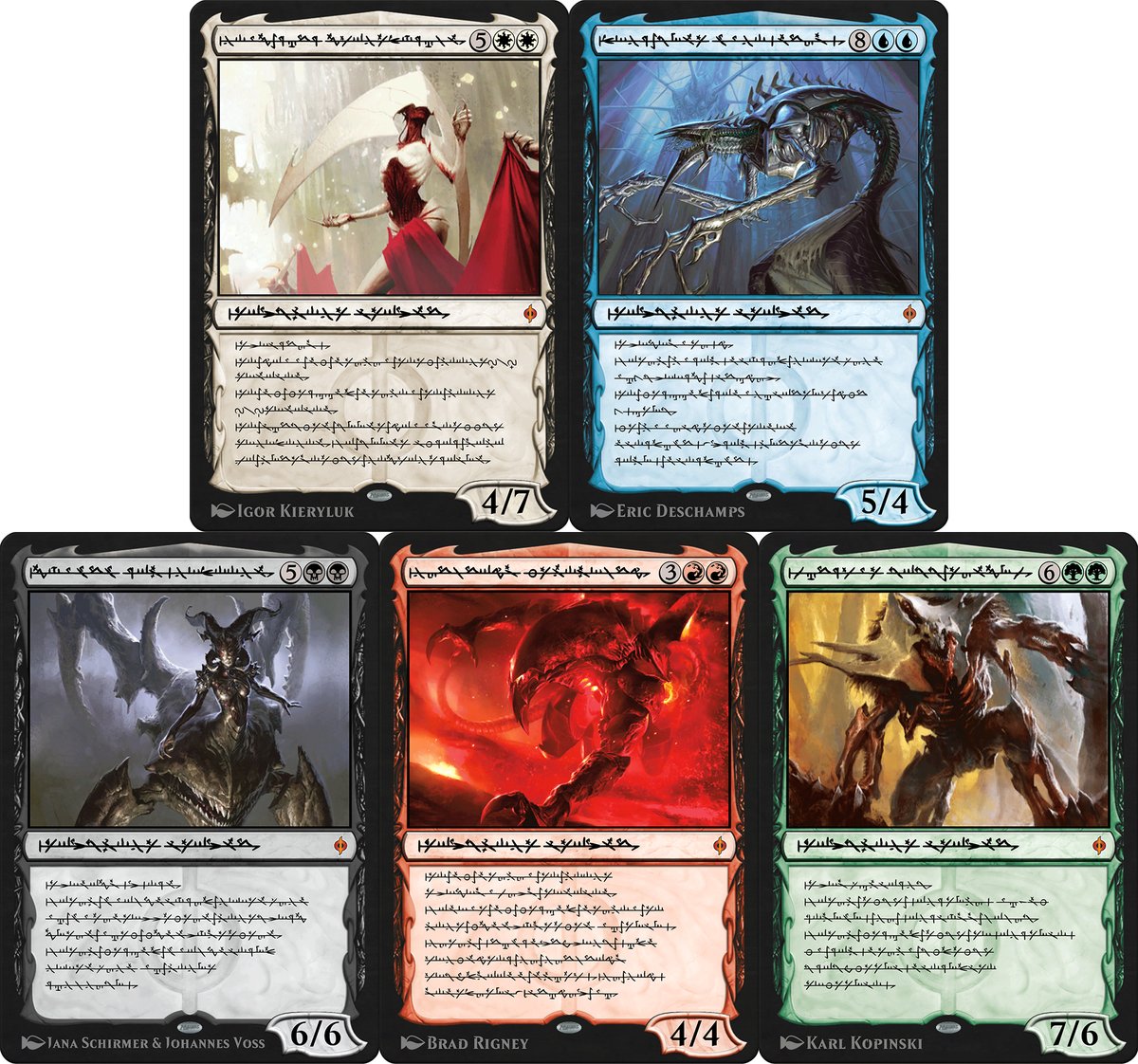 Secret Secret Lair ファイレクシア語 foil Lair Yoji Shinkawa 新川