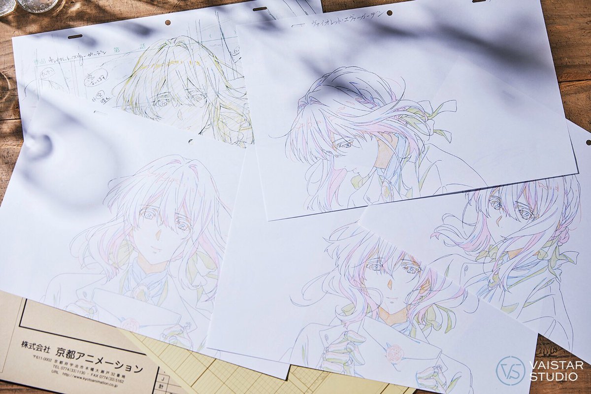 注文 ヴァイオレットエヴァーガーデン 生動画 原画 ヴァイオレット