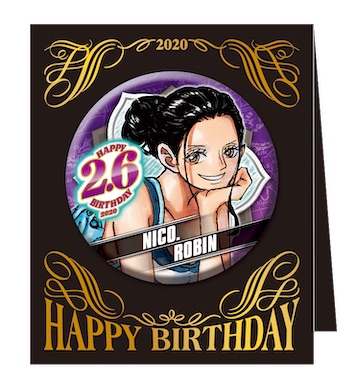 新品未開封】 ONE PIECE ニコ・ロビン 誕生日ピンバッジ 2022 ONE