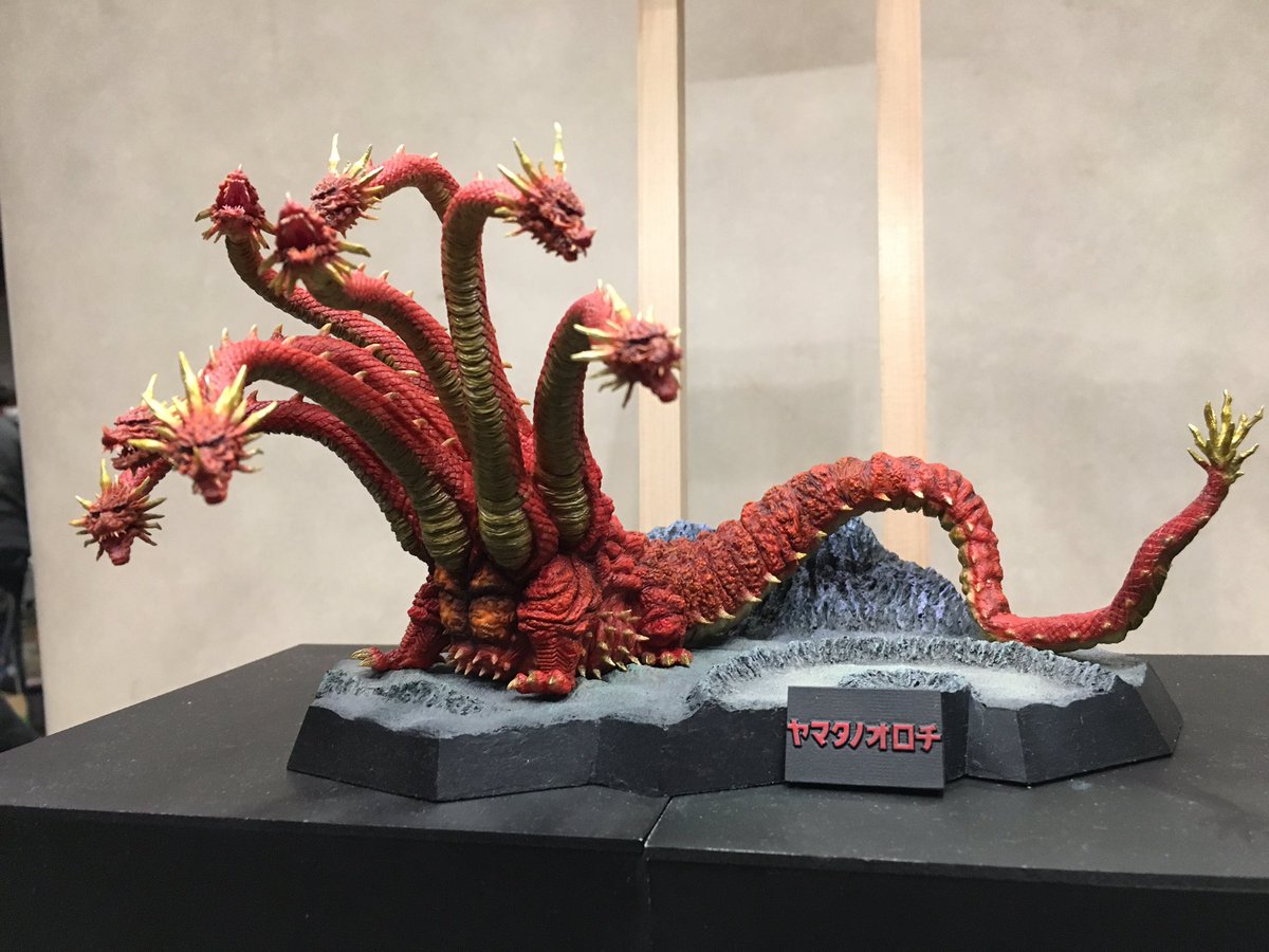 WFレポ しぃたさんの新作ヤマタノオロチ！ 劇中を切り取ったような迫力