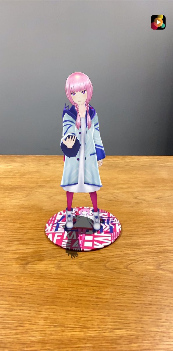 グッズ情報】 花譜ARフィギュア特大缶バッジがBOOTHにて発売開始