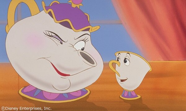 ポット夫人＆チップ Disney 美女と野獣 ポット夫人＆チップ ティーSET