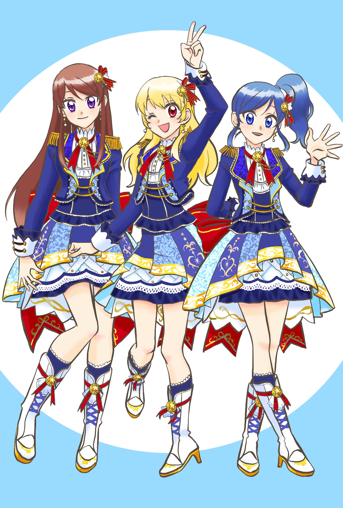 アイカツ ソレイユ スターコーデ 星宮いちご 霧矢あおい 紫吹蘭 今週中