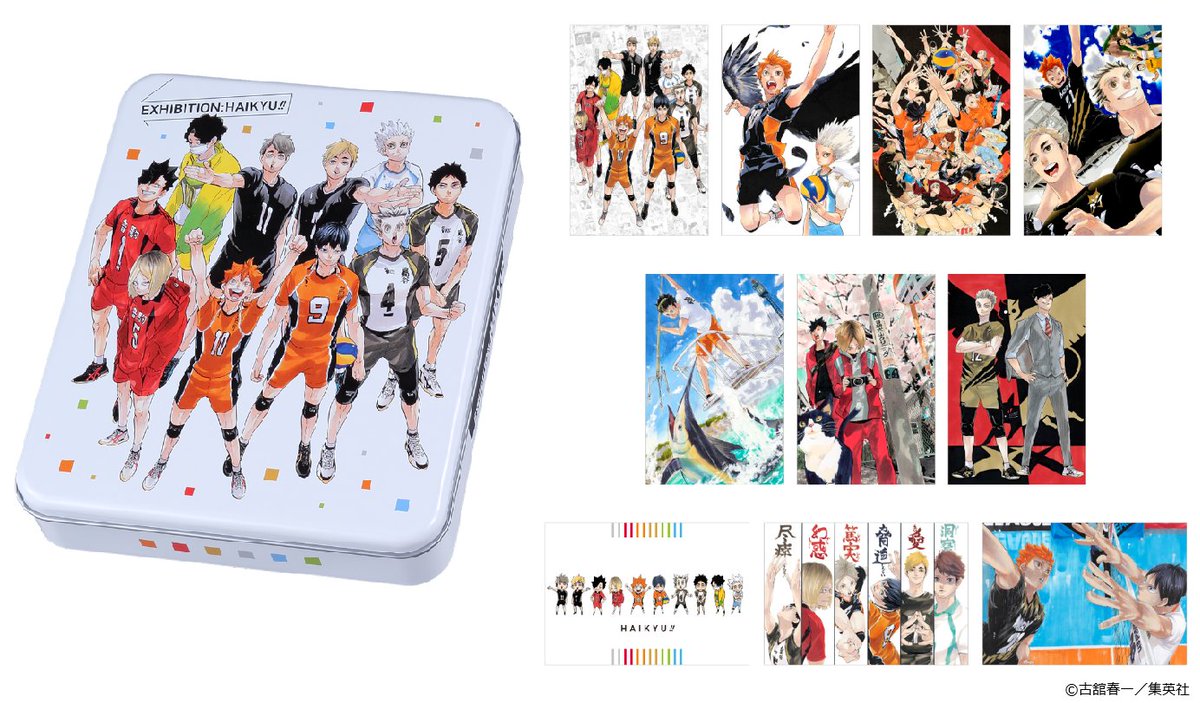 ハイキュー ポストカード 原画展 春の3匹猫 50枚セット