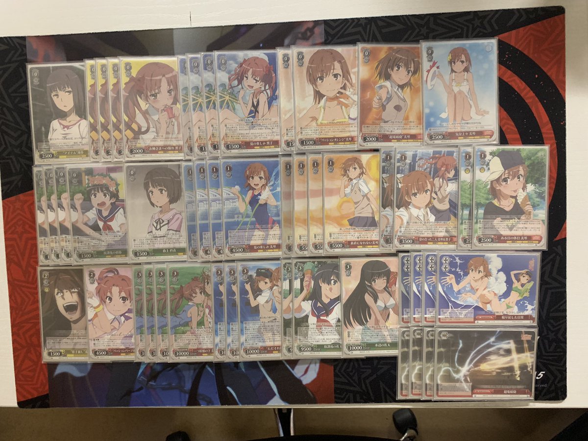 とある科学の超電磁砲 デッキ ヴァイスシュヴァルツ