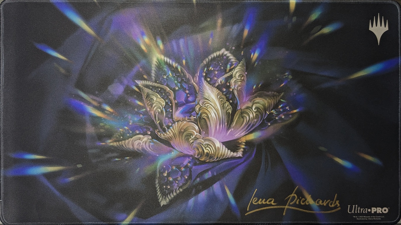 mtg 苦花 プレイマット Lena Richards サイン入り mtg 苦花 プレイ