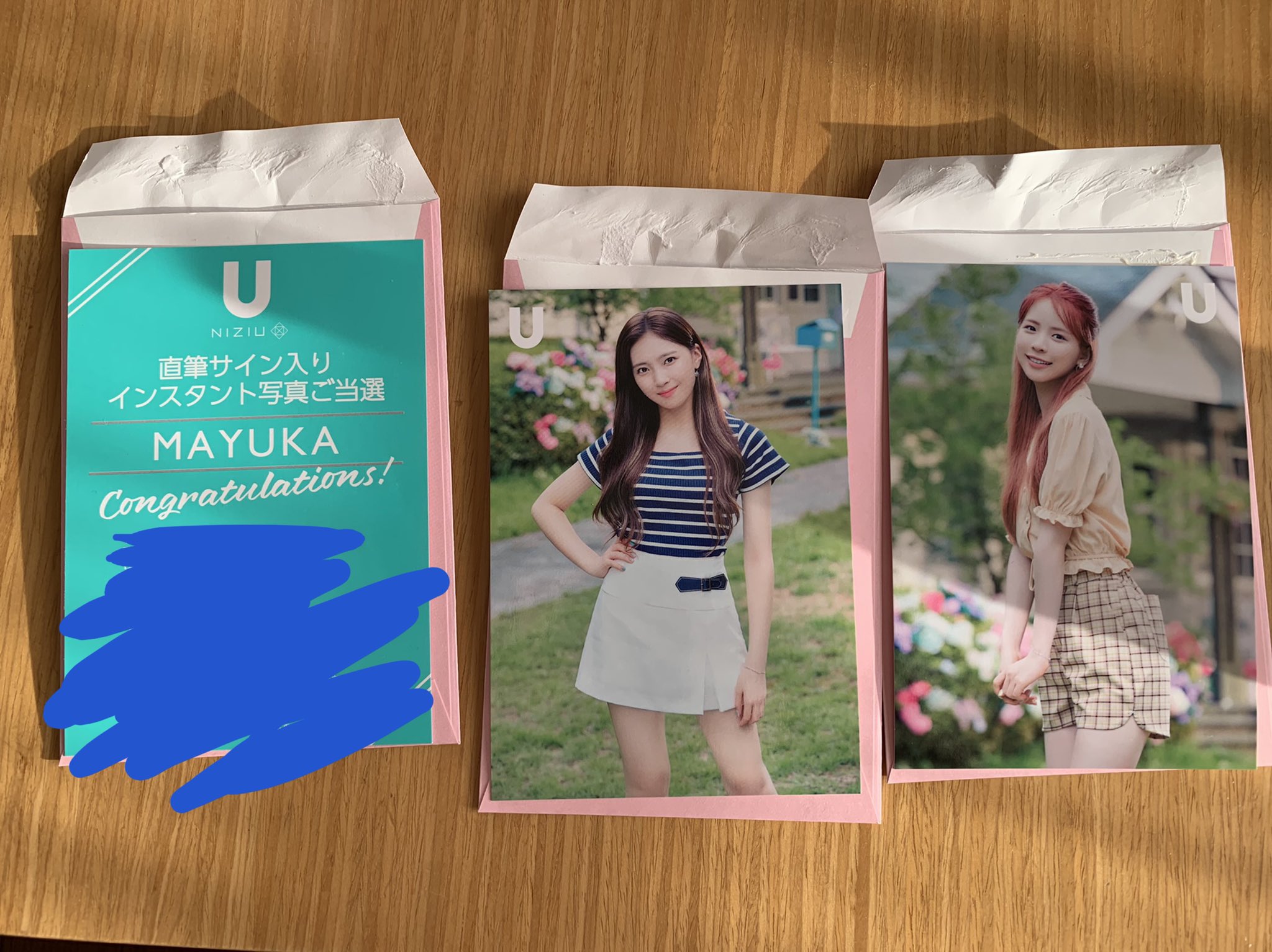 NiziU サノク HEARTRIS 当選者限定 チェキ リマ マユカ アヤカ Amazon