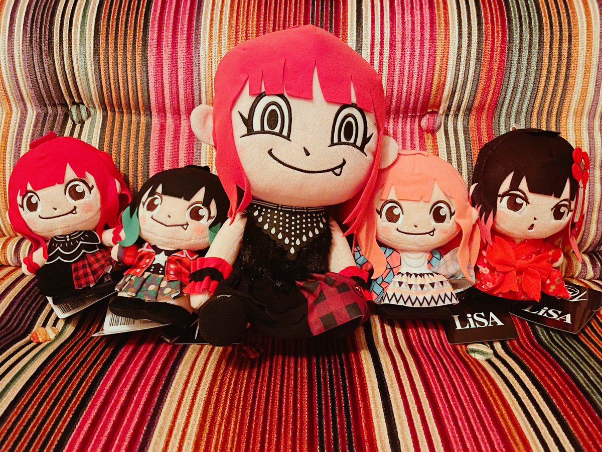 LiSA ぬいぐるみ・マスコット 9体セット LiSA ぬいぐるみ・マスコット