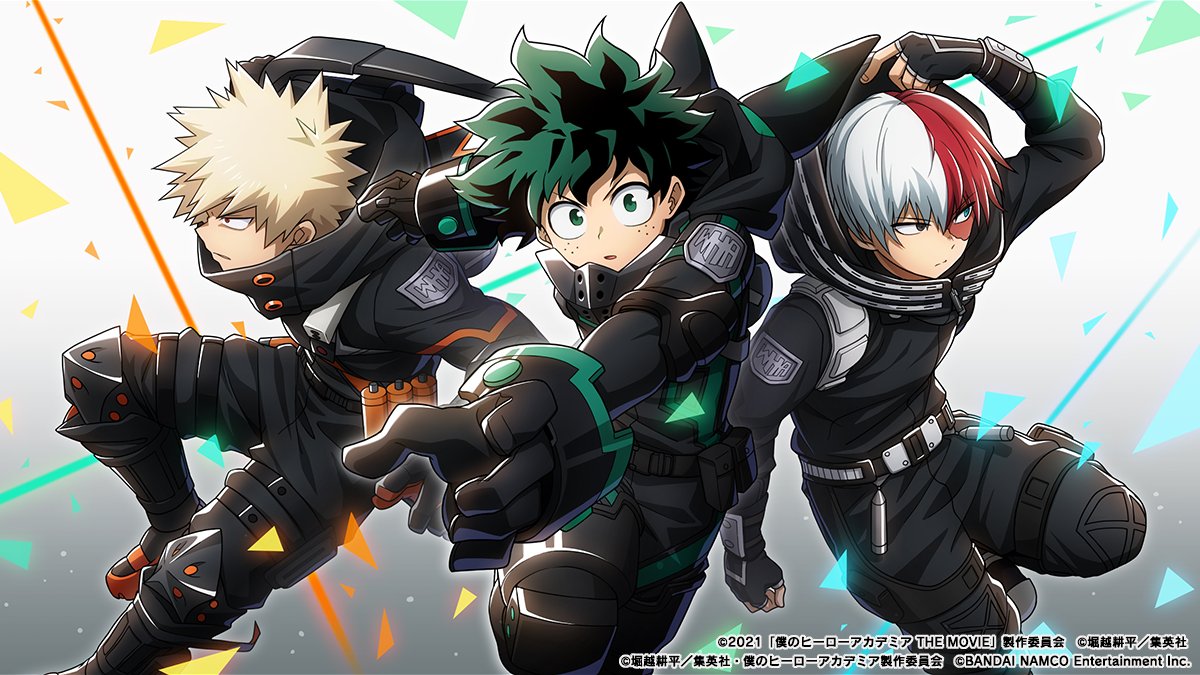 ヒロアカ 僕のヒーローアカデミア 複製原画 爆豪勝己 轟焦凍 緑谷出久