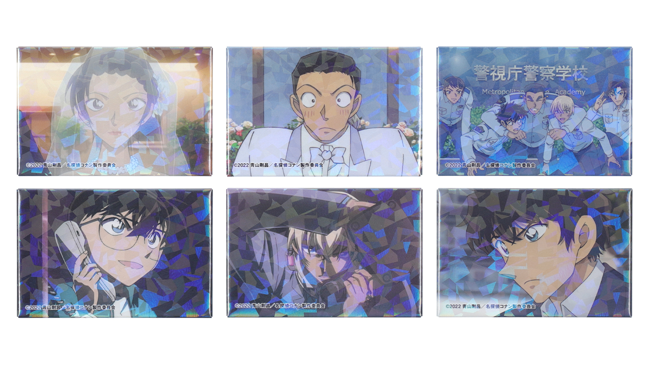 名探偵コナンハロウィンの花嫁中国上海台湾オーロラホロ缶バッジ安室