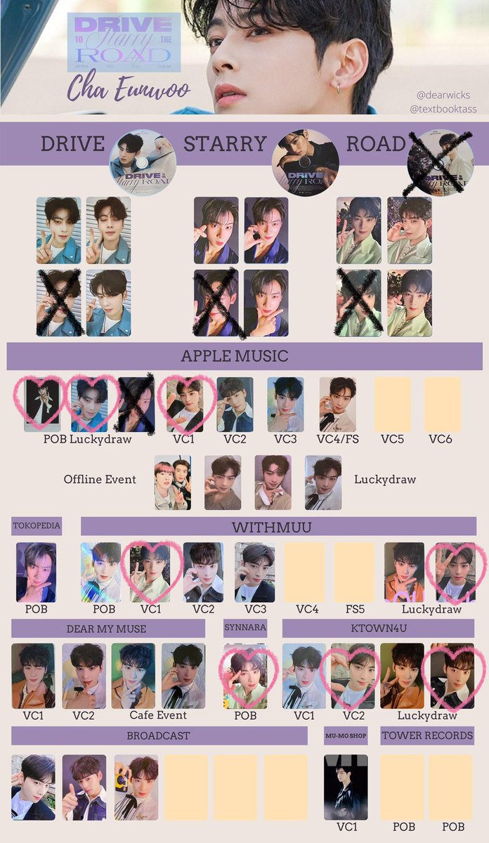 チャウヌ トレカ switch on ラキドロ まとめ売り チャウヌ トレカ