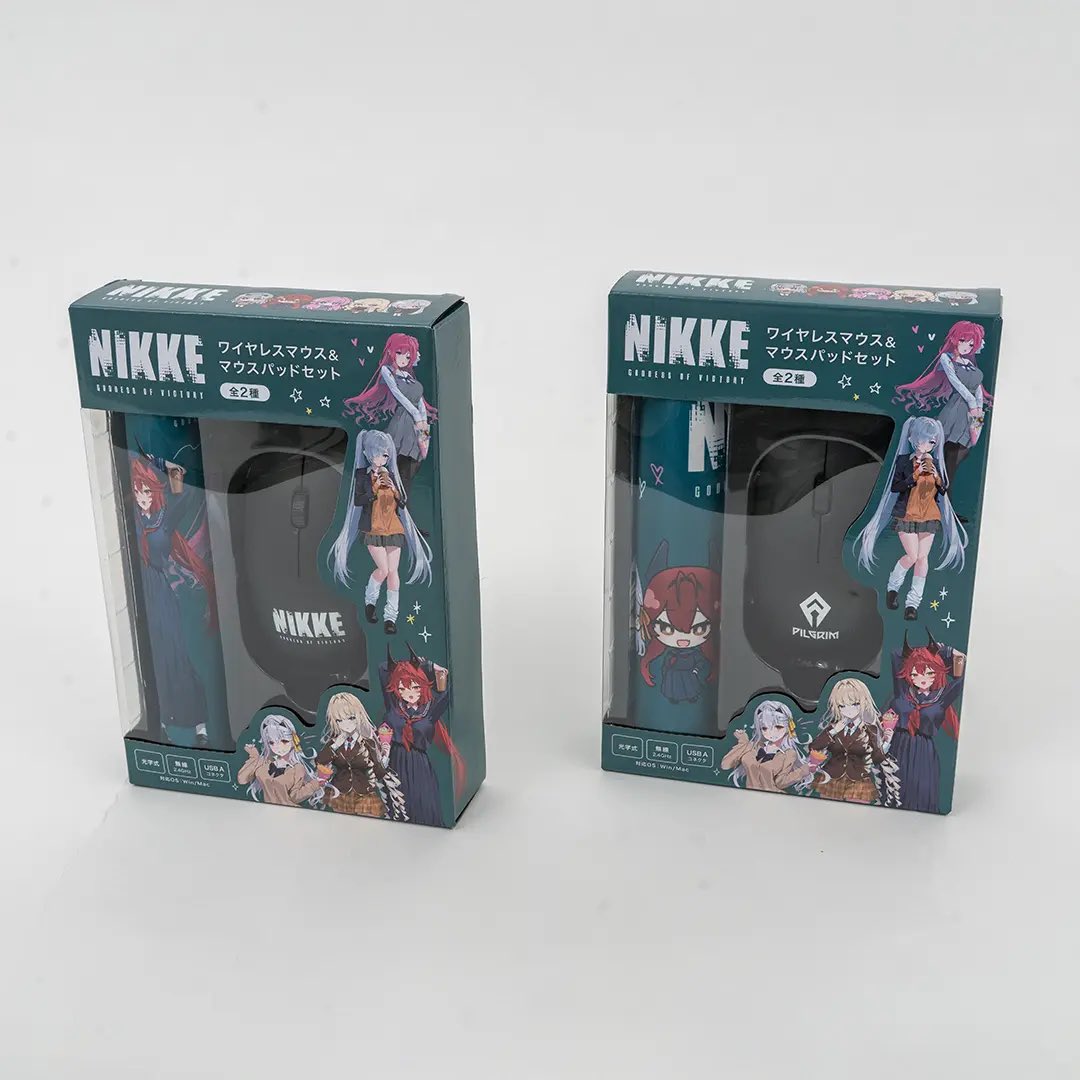 タイトー限定 勝利の女神 NIKKE ワイヤレスマウス＆マウスパッド 6個