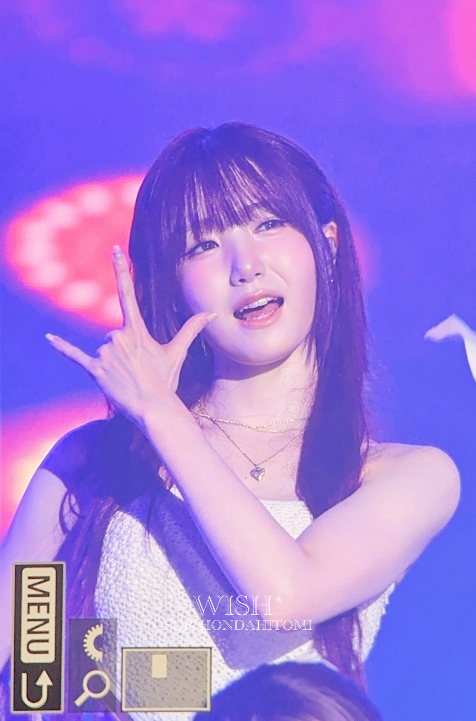 SAYMYNAME HITOMI 本田仁美 チェキ MAKESTAR2024 SAYMYNAME HITOMI