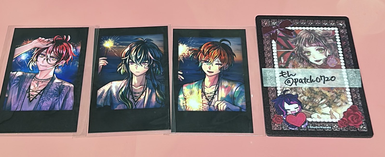 あくねこ 悪魔執事と黒い猫 ラト 夏の思い出チェキ 箔押し 悪魔執事と