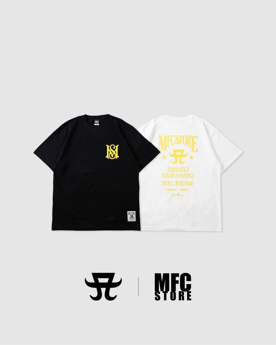 ayumi hamasaki × MFC STORE 浜崎あゆみさんご愛用の「MS LOGO」が
