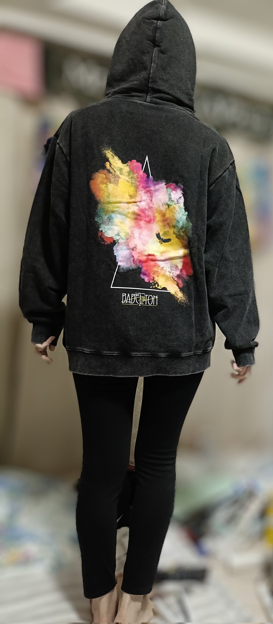 Mrs. GREEN APPLE ミセス パーカー バベルの塔 フーディー XL amy