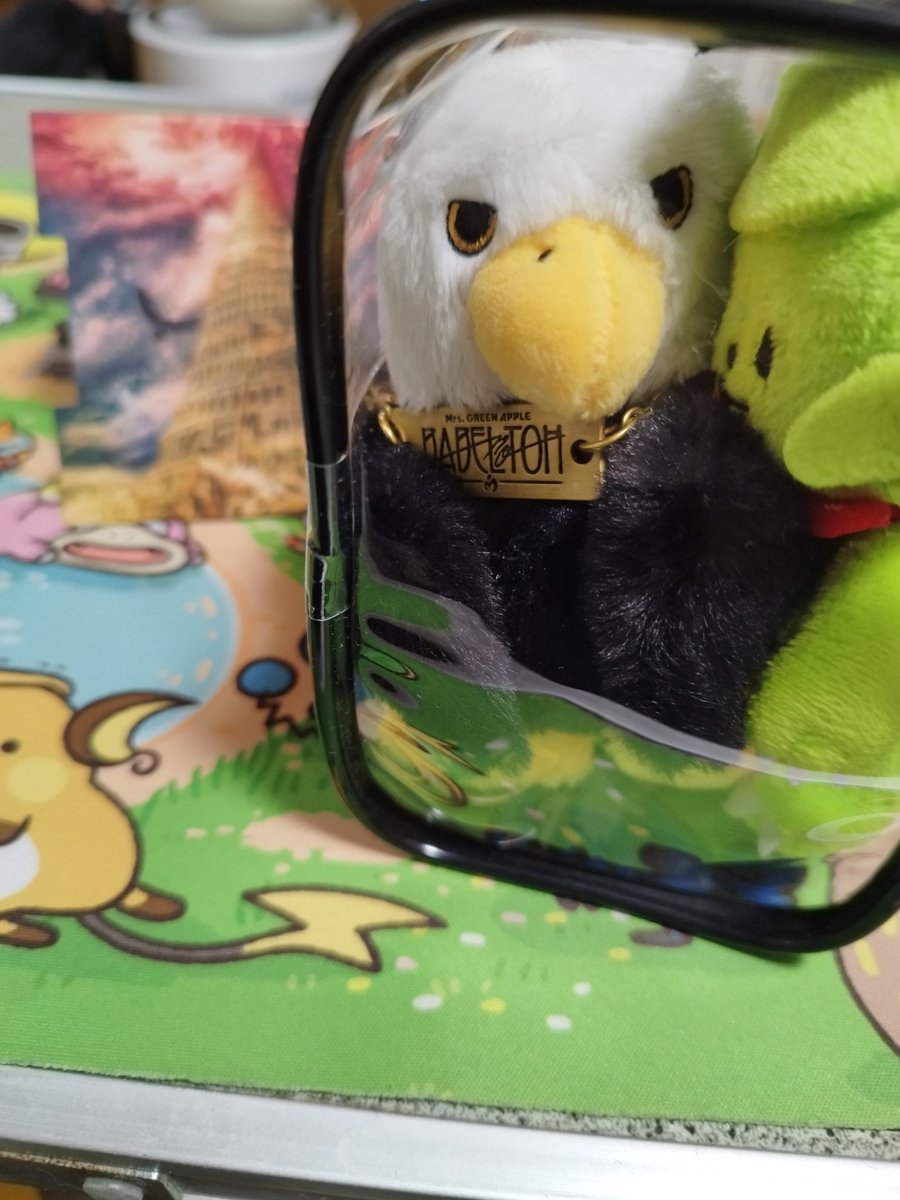 ミセス Mrs. GREEN APPLE 使いの鳥ぬいぐるみキーホルダー バベル