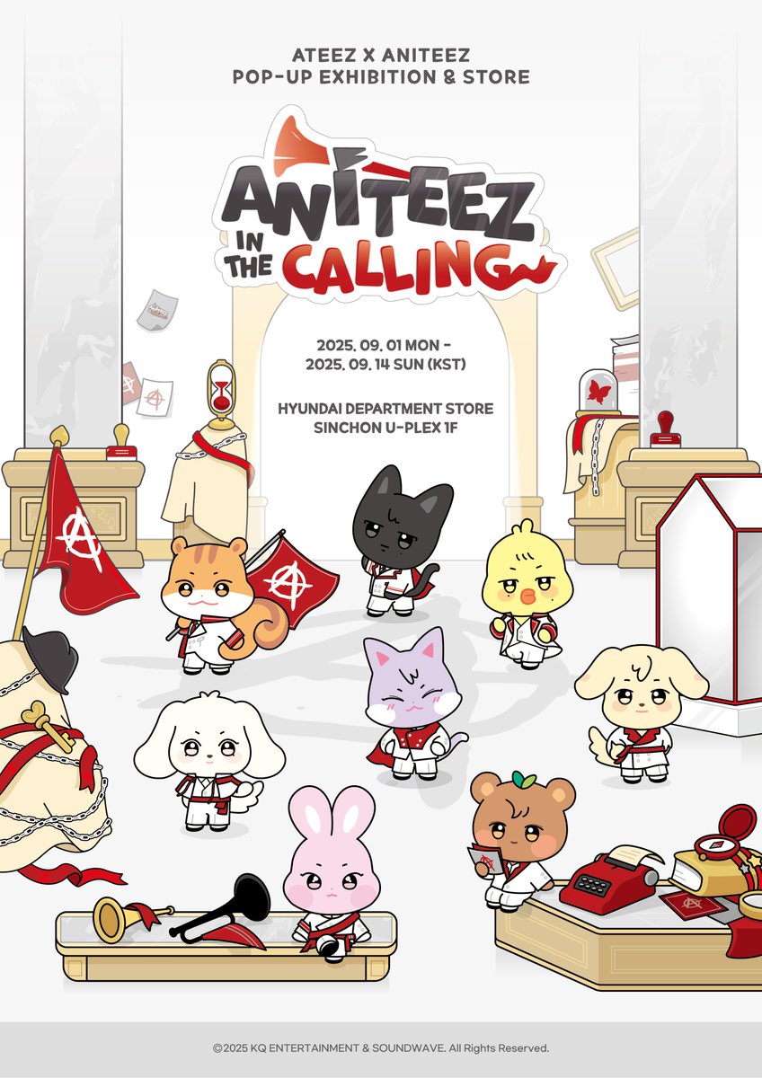 ATEEZ X #ANITEEZ POP-UP EXHIBITION & STORE 📯 ANITEEZ IN THE
