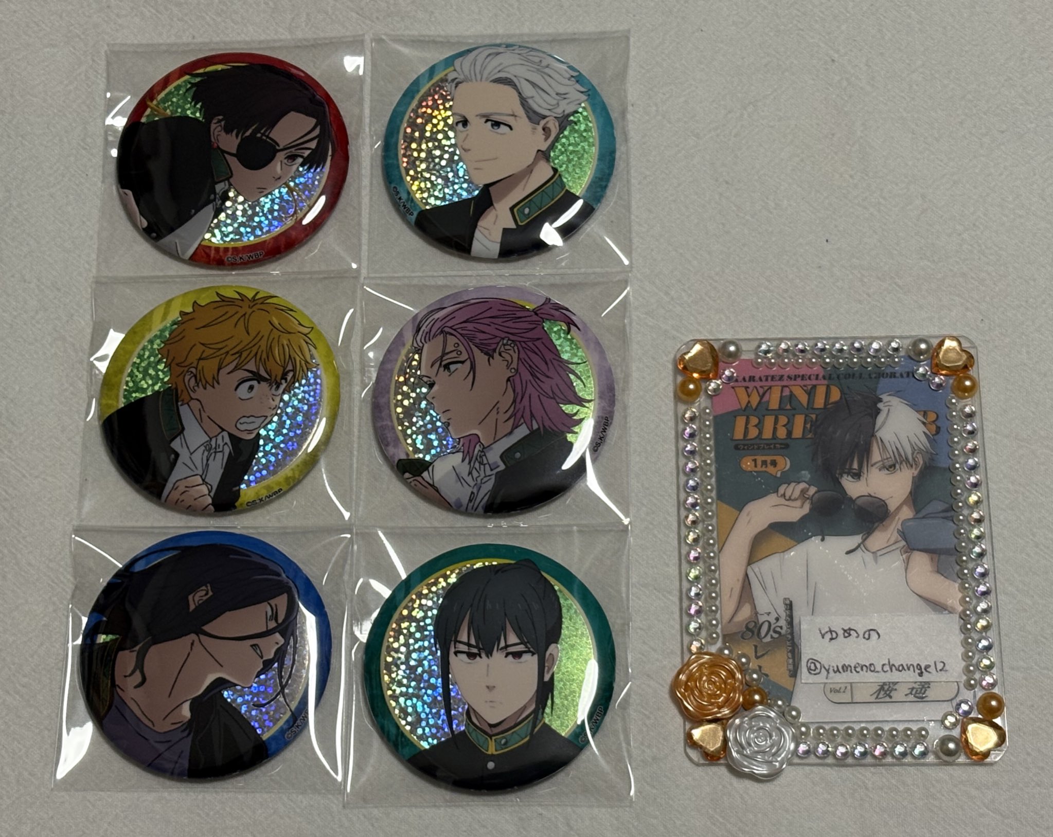 WIND BREAKER 蘇枋隼飛 バースデイ メタル缶バッジ 【公式通販】