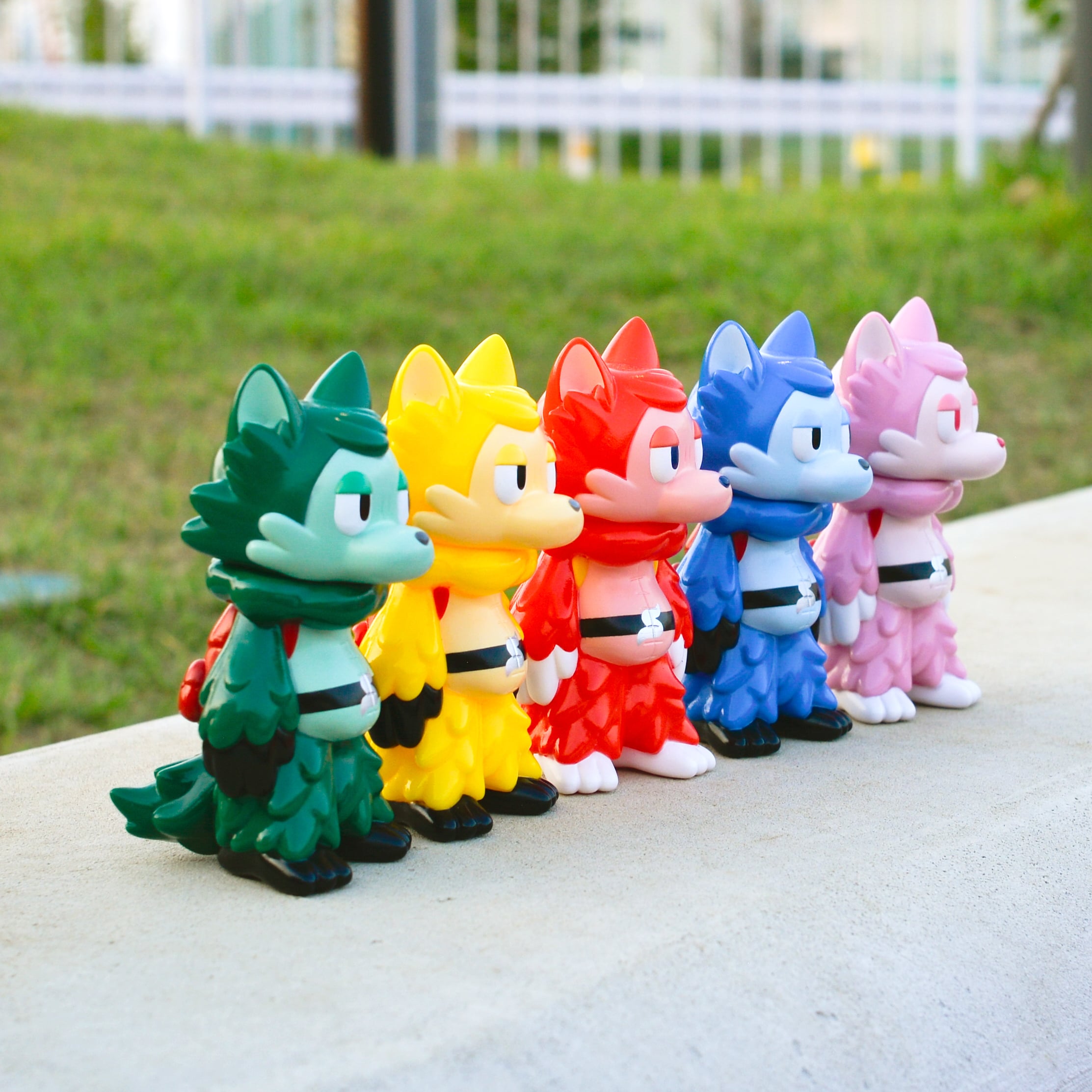 TOEI ART FES. 秘密戦隊ゴレンジャー おおかみくんソフビ(グリーン