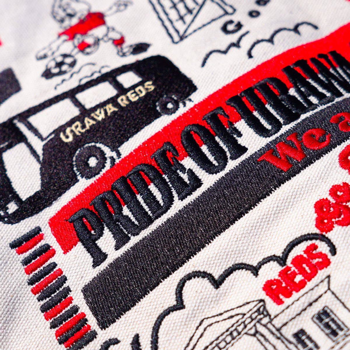 ♦️再入荷♦️ 3月に発売時には即完だったREDS刺繍トートバッグが再